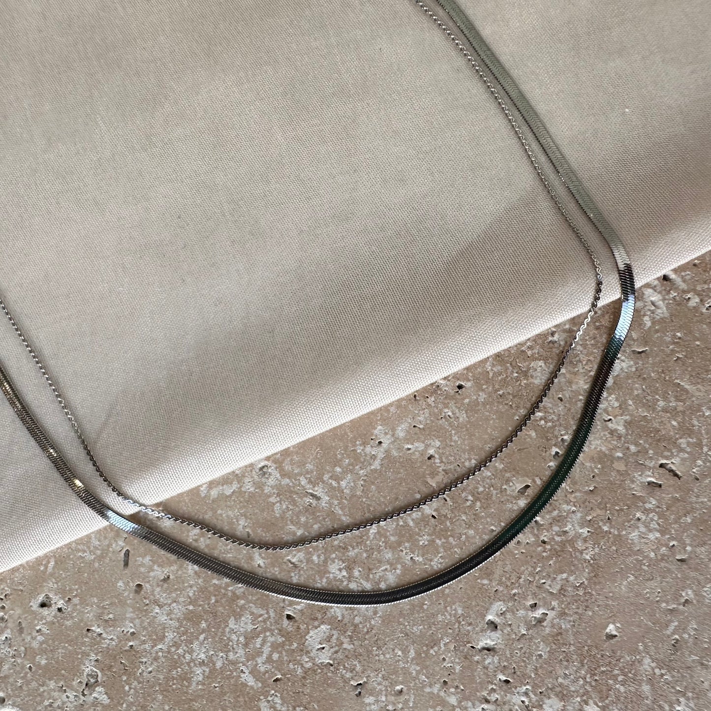 Collier "Junon" argenté