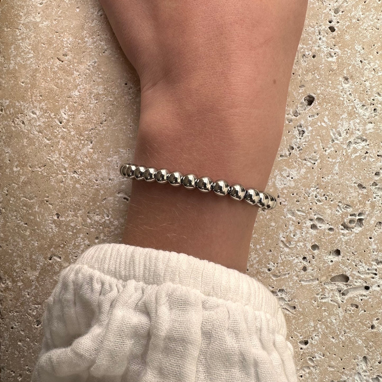 Bracelet "Maude" argenté