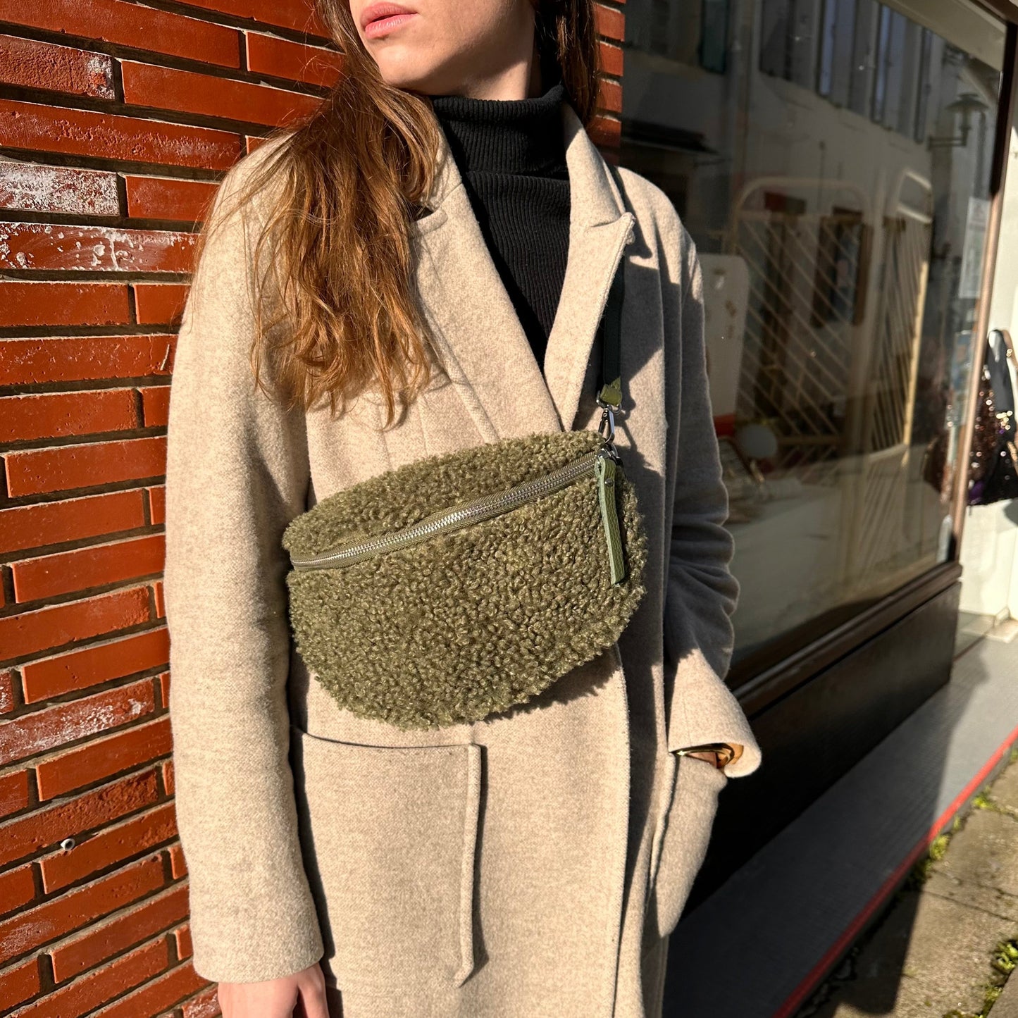 Sac Banane "Molly" kaki