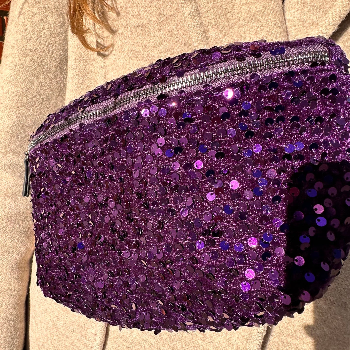 Sac banane "Adie" violette