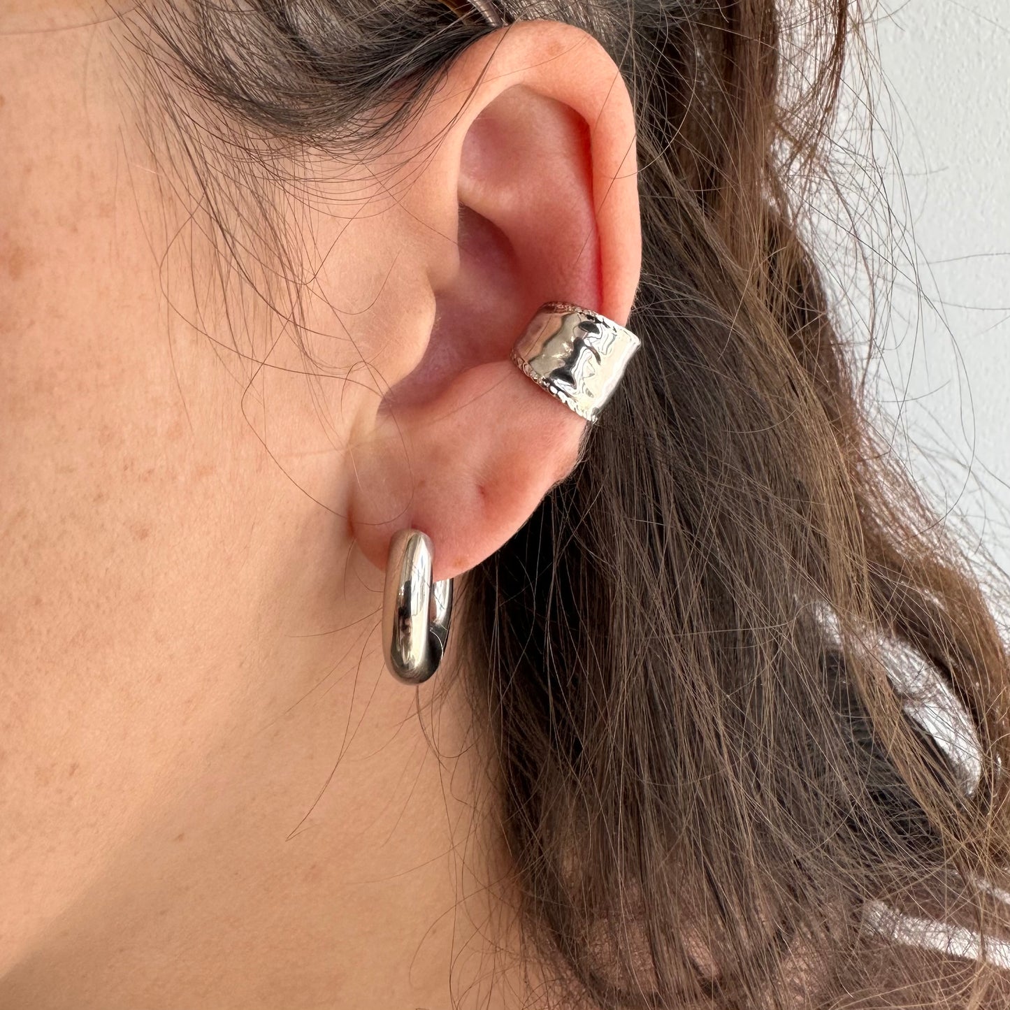 Earcuff "Axelle" argenté