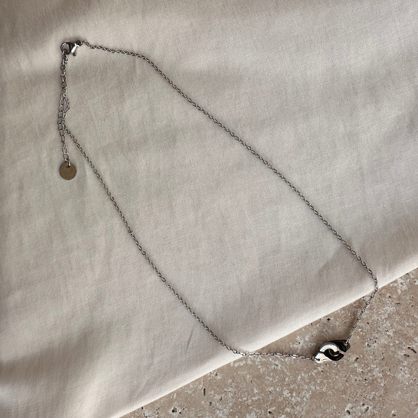 Collier "Dana" argenté