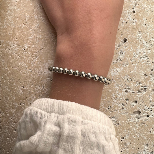 Bracelet "Maude" argenté