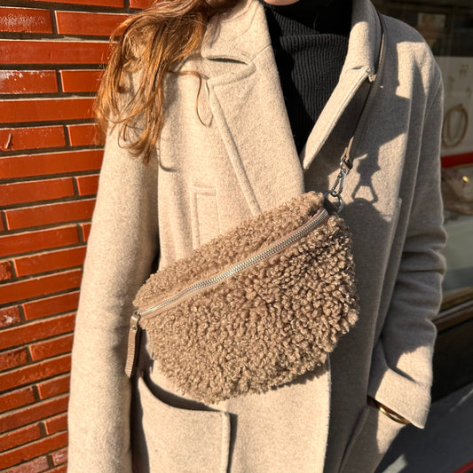 Sac Banane "Molly" taupe