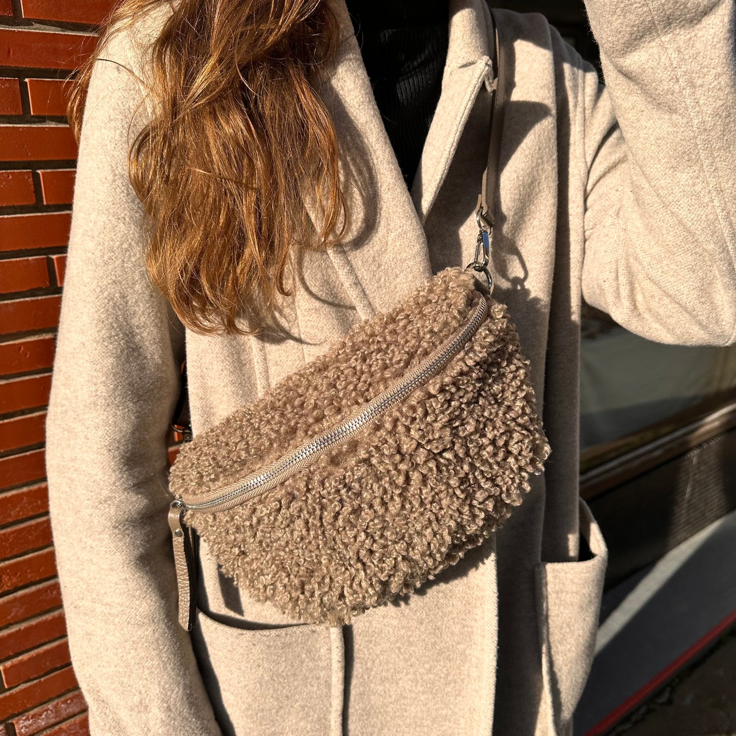 Sac Banane "Molly" taupe