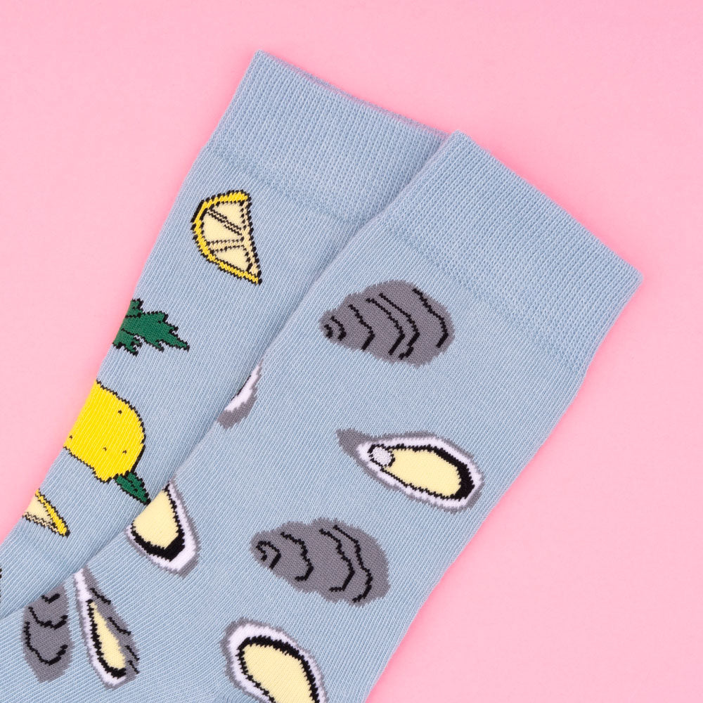 Chaussettes "Huîtres et Citron"