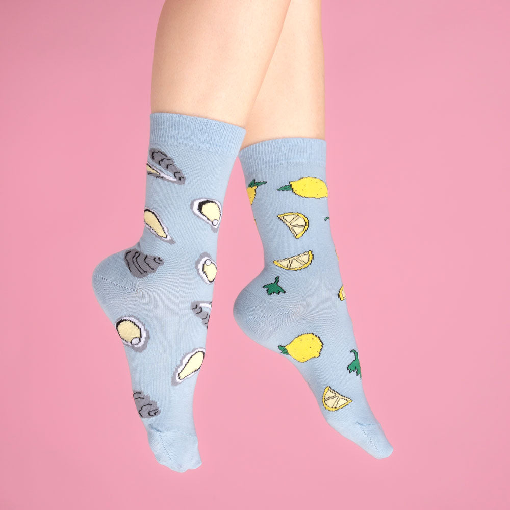 Chaussettes "Huîtres et Citron"