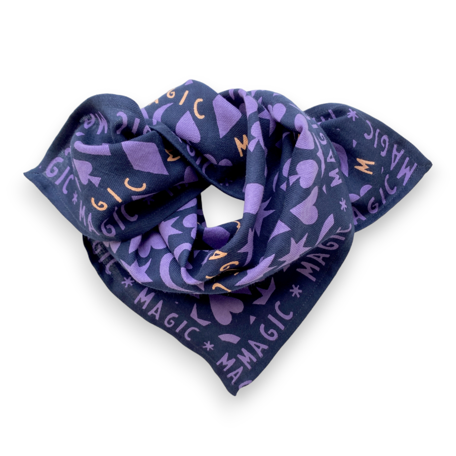 Petit Foulard Manika "MAGIC" Violet